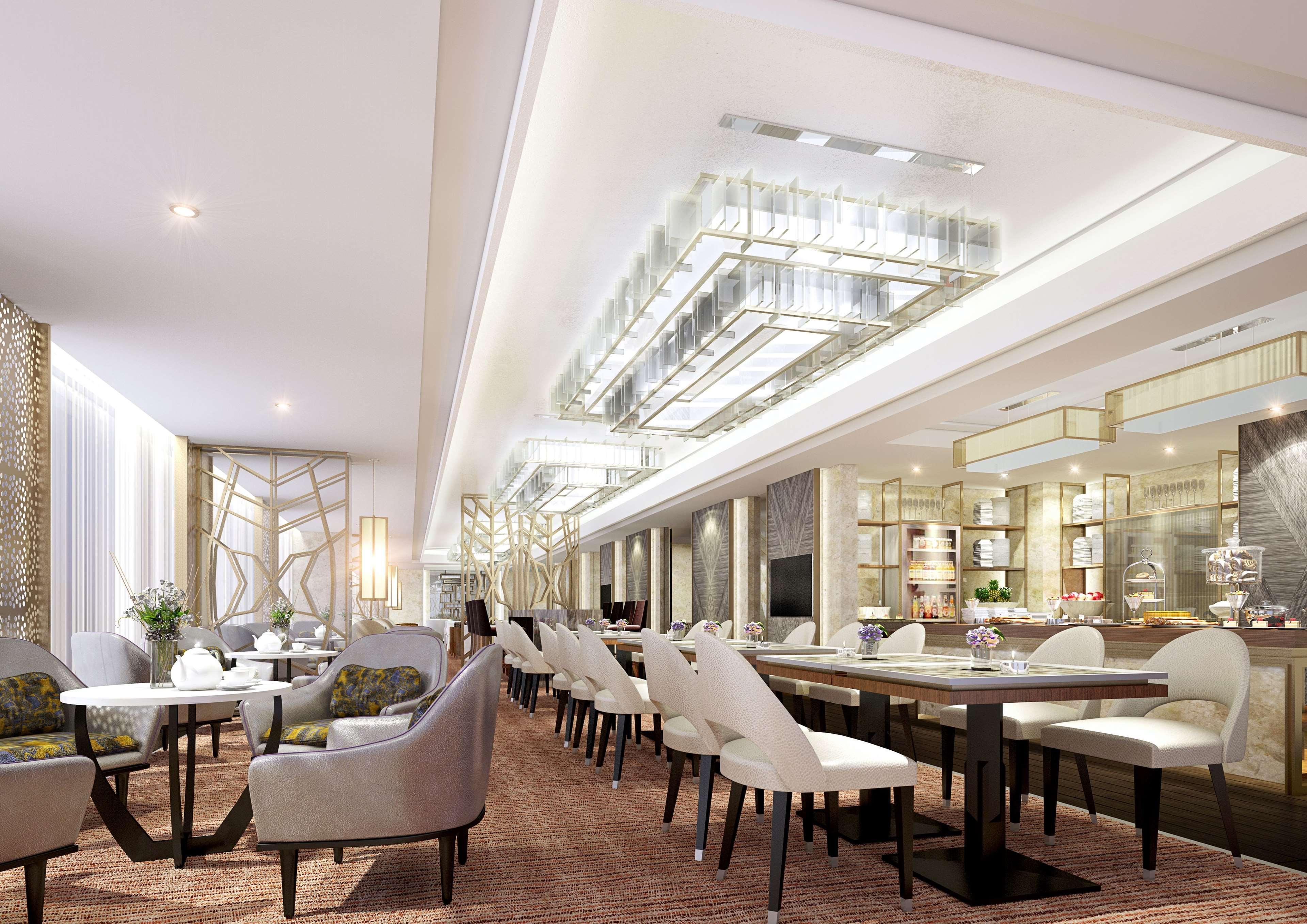 Hilton Manila Hotell Pasay Exteriör bild The restaurant