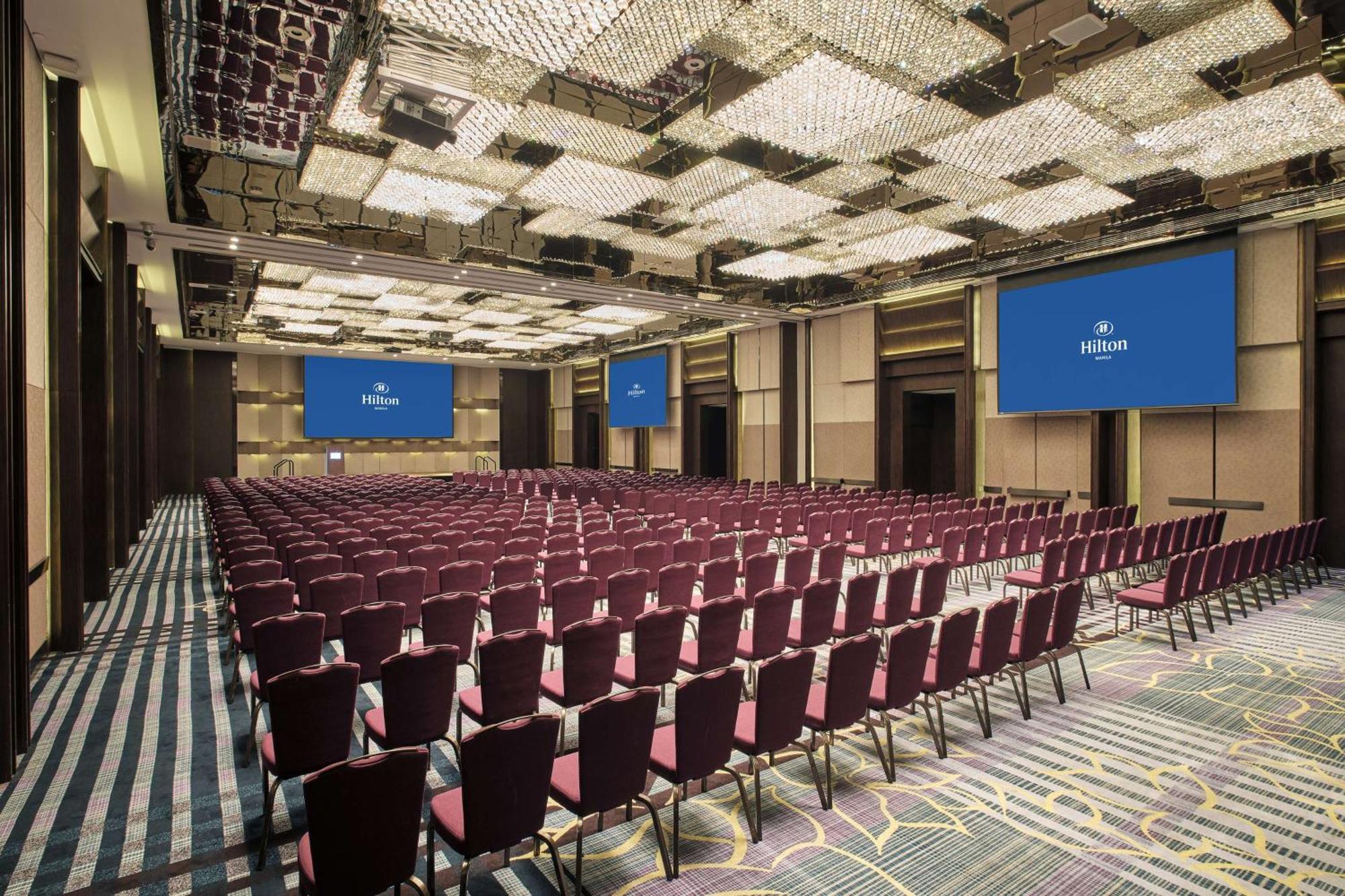 Hilton Manila Hotell Pasay Exteriör bild The Grand Ballroom